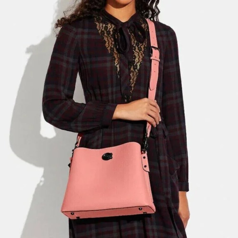 *NWT* $228 COACH Willow Shoulder Bag In Colorblock - Picture 5 of 6